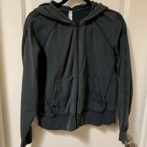 Lululemon distressed zip up hoody